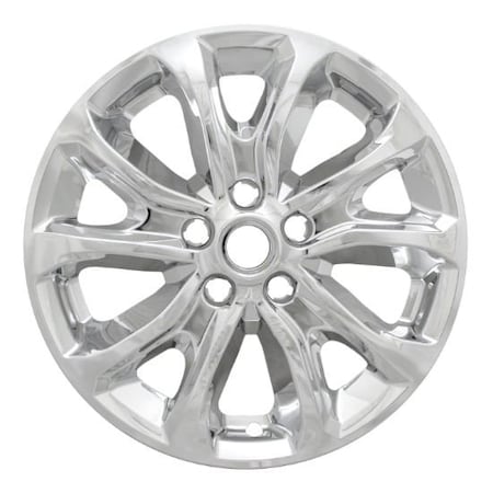 Coast2Coast 17", 5 V-Spoke, Chrome Plated, Plastic, Set Of 4, Not Compatible With Steel Wheels IWCIMP409X